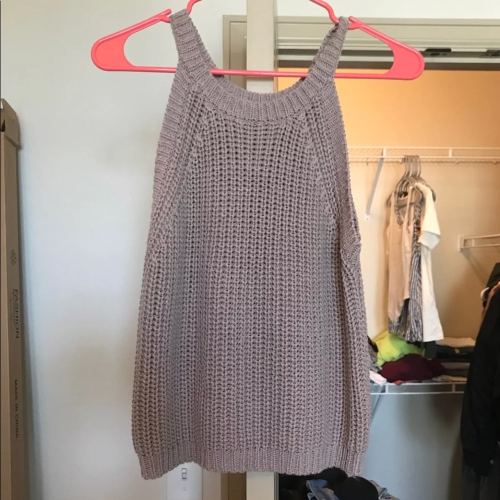 Sweater crop top